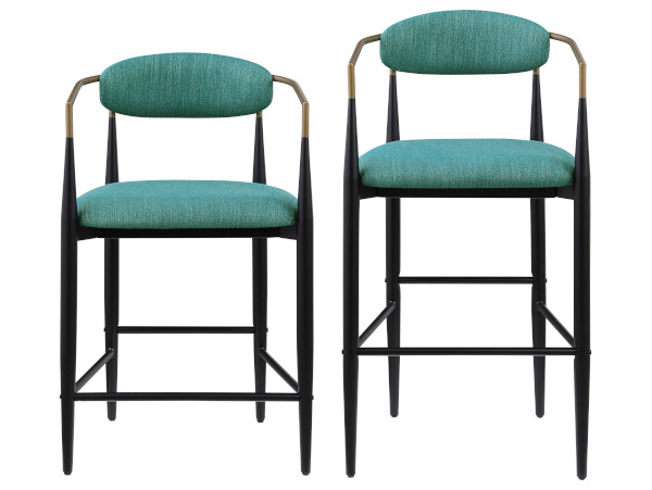 Tina green counter stool