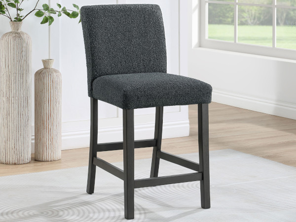 Alba black counter stool