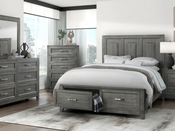 Garretson gray chest of drawers