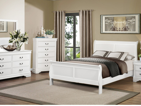 Mayfield white bedroom set