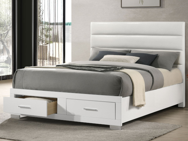 Jesly platform storage bed frame