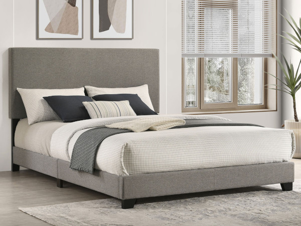 Dorian taupe bed frame