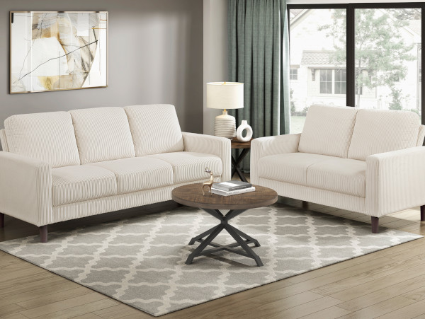 Crandall beige sofa set