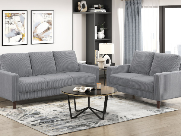 Crandall gray sofa set