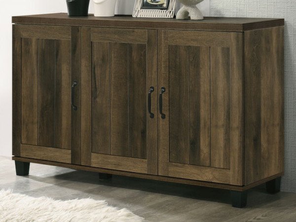 Corby brown shoe cabinet