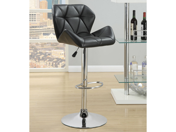 Diamond black adjustable stool