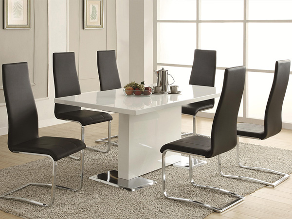 Natalie black dining set