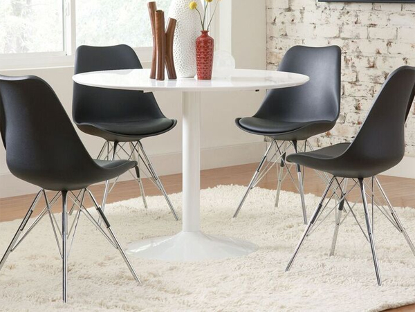 Lowry black dining set