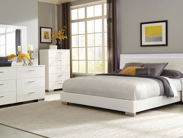 Felicity lighted bedroom set