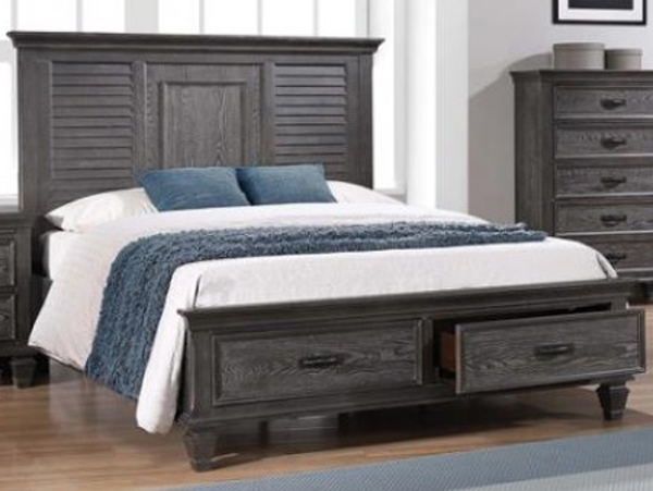Franco sage storage eastern king bed frame