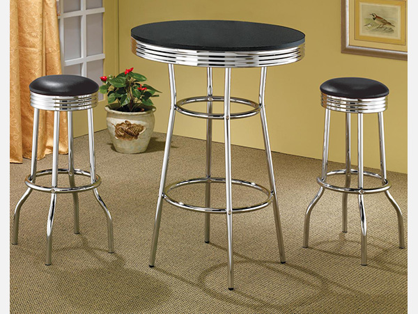 Retro black bar set