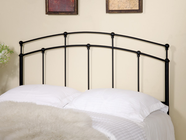 Rich black full/queen headboard