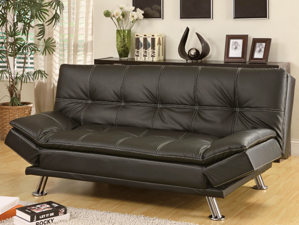 Dilleston black futon