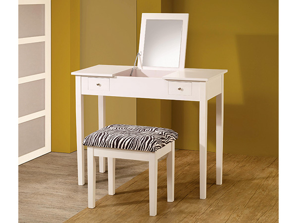 Lift mirror vanity