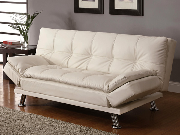 Dilleston white futon