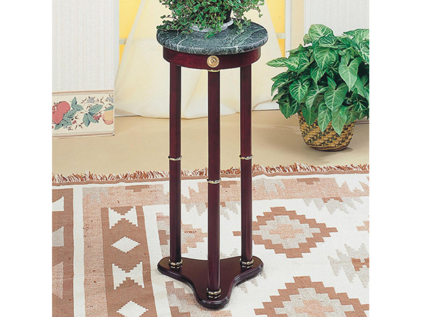 Marble plant stand