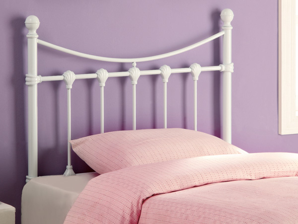 Sphere post twin headboard