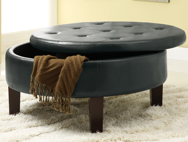 Practical storage ottoman