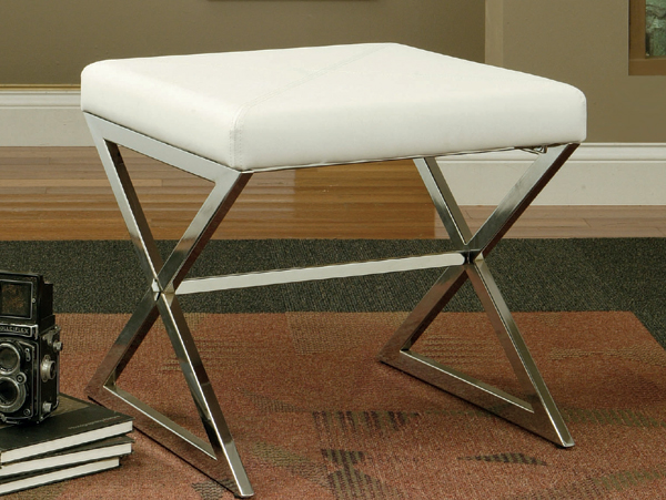 Hourglass ottoman