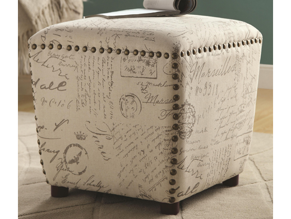 French Script ottoman