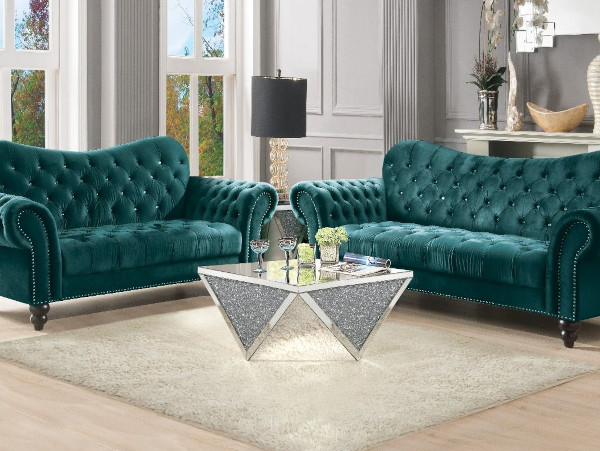Iberis green sofa set