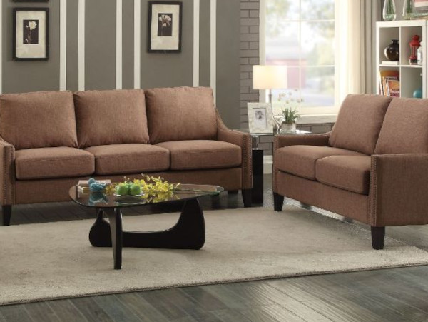Zapata brown sofa set