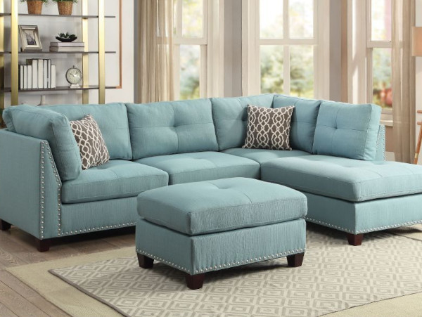 Laurissa teal sectional