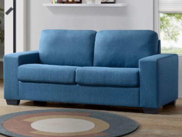 Zoilos sleeper blue sofa