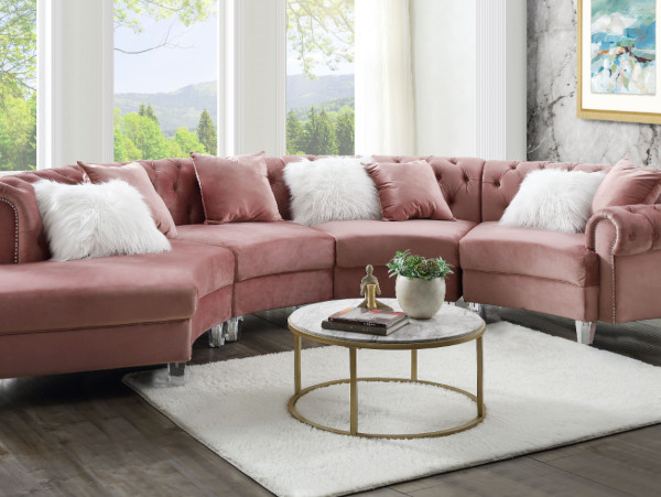 Ninagold pink sectional