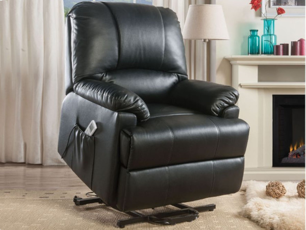 Ixora power black recliner