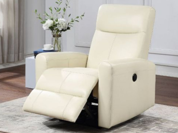 Blane power beige recliner