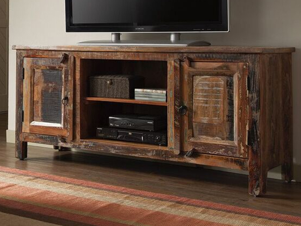 Handcrafted TV stand