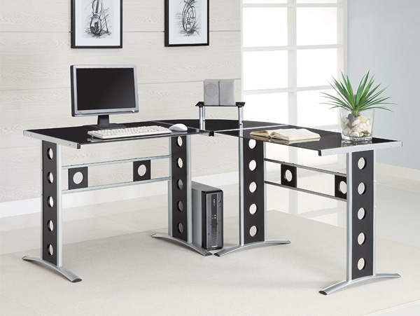 Warp corner desk