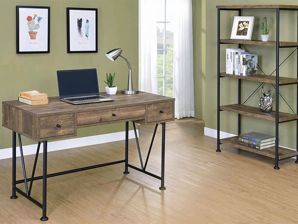 Barritt oak office set