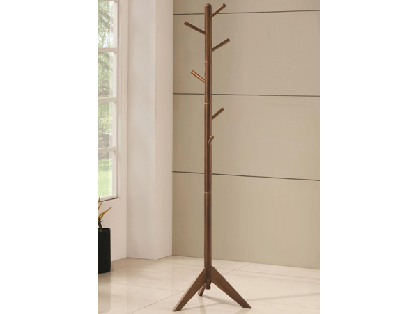 Knob cappuccino coat rack