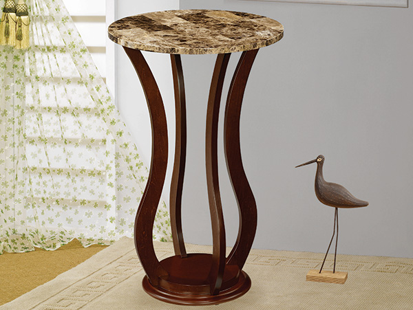 Stylish cherry marble plant stand
