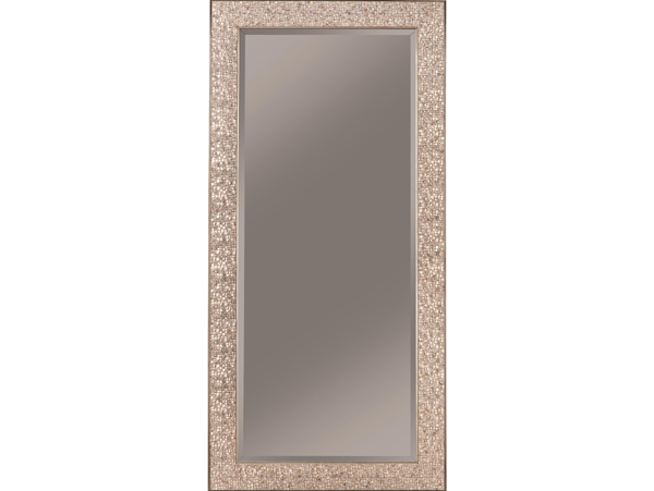 Sparkle silver floor mirror