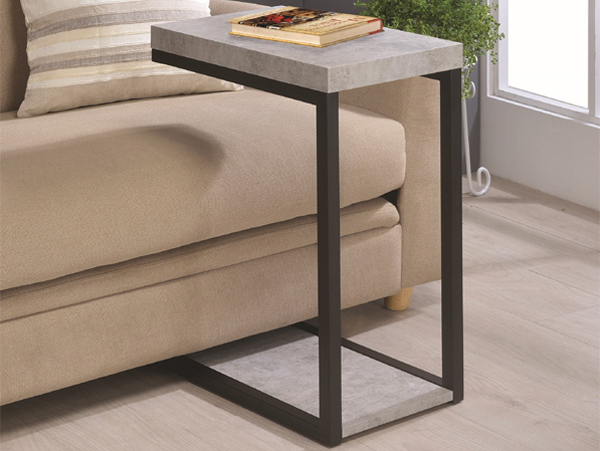 Cement chairside table