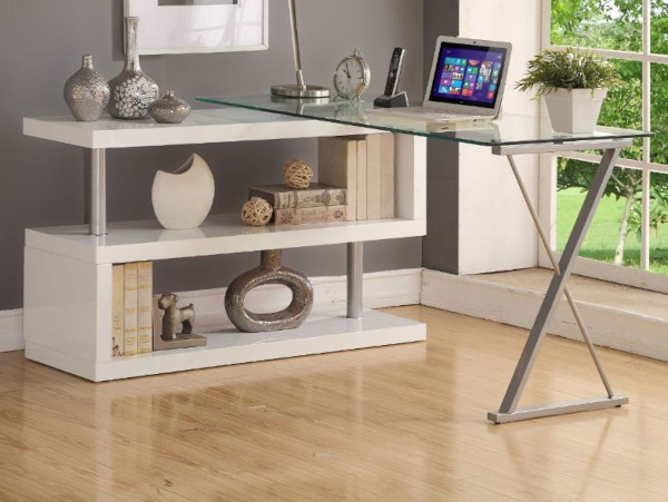 Ziggy white desk