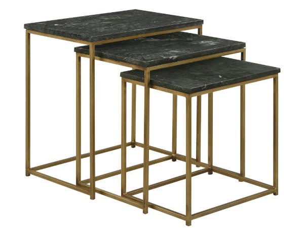 Caine black nesting tables