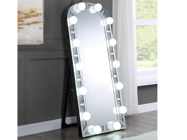 Flash floor mirror
