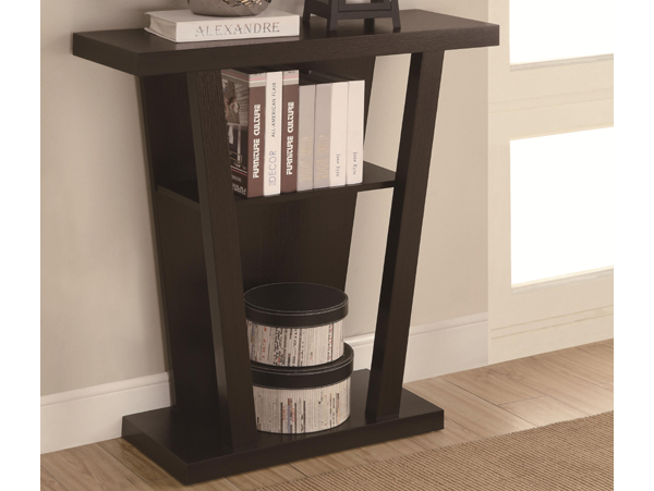 Tapered hallway table