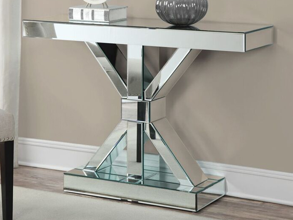 Bold hallway table