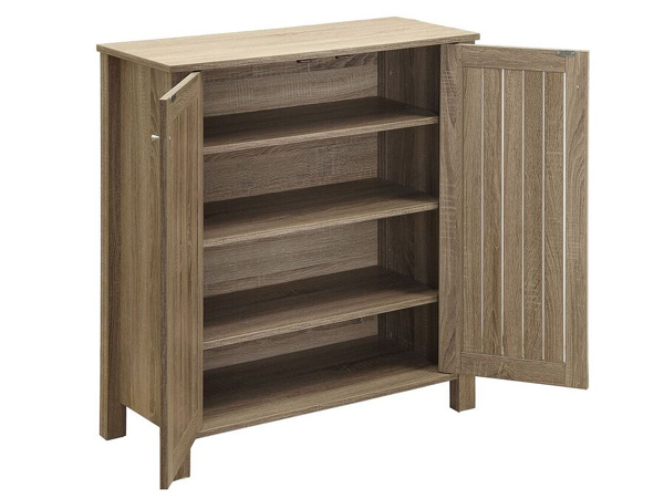 Flock shoe shelf