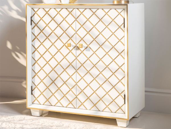 Ornate bombe chest