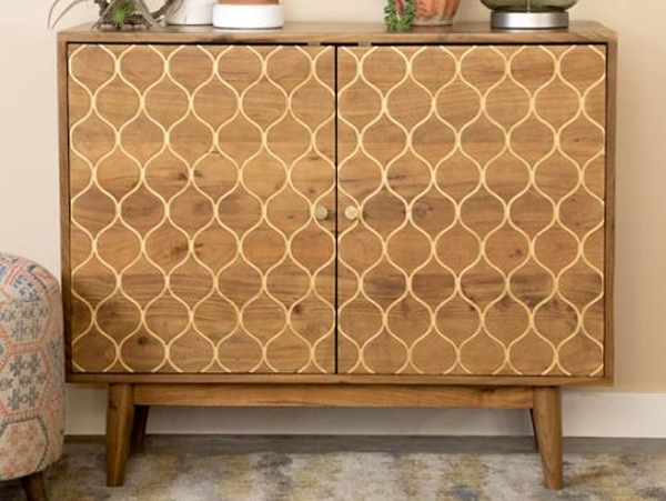 Gold Mermaid bombe chest