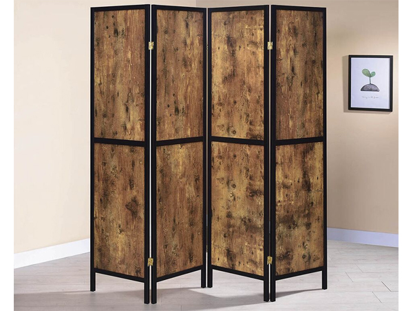 4 panel nutmeg room divider