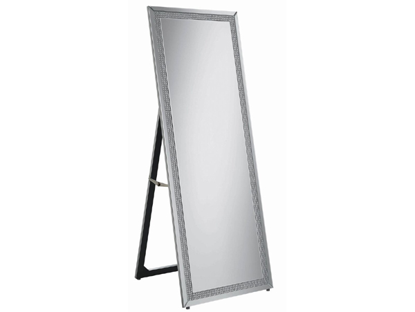 Rhinestone floor mirror