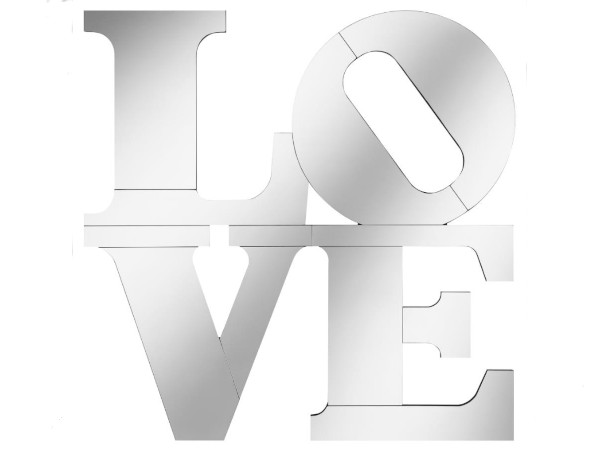 Love wall mirror