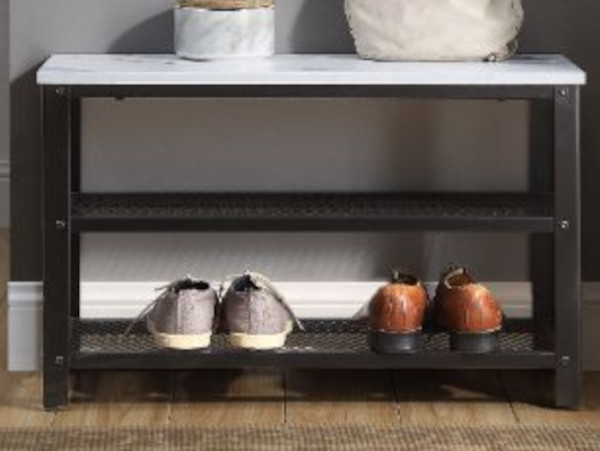 Boreal white shoe rack